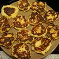 PANCAKES DE PUREE MOUSSELINE ET FROMAGE