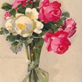 Cartes Postales Anciennes : Les Roses de Catharina Klein...