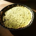 Tarte courgettes-menthe-citron