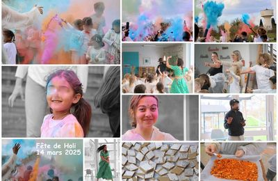 HOLI! fête des couleurs! 14 mars 2025