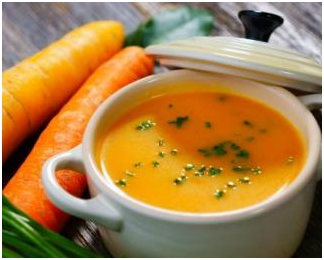 Soupe anti-graisse de carottes à l’aneth