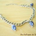 **Bracelet gourmette "Skull"**