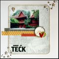 "Maison en Teck" pour la Fée du Scrap