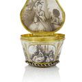 A Meissen gold-mounted snuff box, circa 1745-50