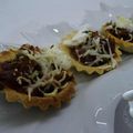 Tartelettes aux oignons doux caramélisés et au chèvre