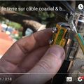 Liaison de terre sur câble coaxial & boucle coaxiale sur antenne rotative par F4GET ( radioamateur )