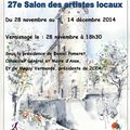 27ème salon des artistes locaux au château des Tours à Anse