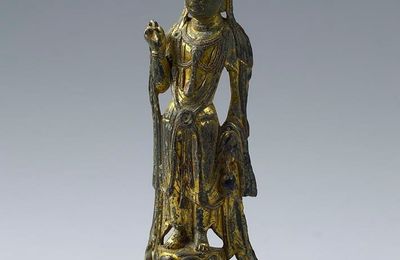 S﻿tanding bodhisattva, China, Sui dynasty (581-618)