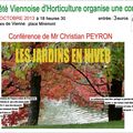 A VIENNE, ce jeudi 24 octobre... LES JARDINS EN HIVER...