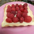 tartelette aux framboises du jardin d'Angélique