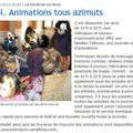 La Dépêche 28/03/2012 : Animations tous azimuts