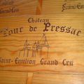 Dégustation de vins du Château de Pressac (Saint Emilion)