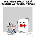 Yémen, un plan de départ... - par Dilem - 25 avril 2011