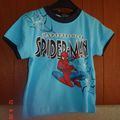 T SHIRT SPIDER MAN 2/8 ANS