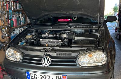 mise au repose de la  golf  4  tdi 130