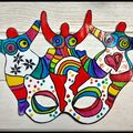 Masque "Nanas" Niki de Saint Phalle