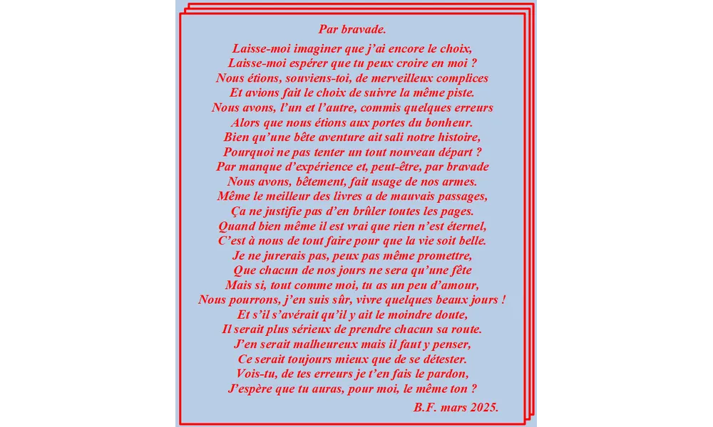 Par bravade