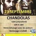 Dédicaces à Chandolas samedi 23 septembre 2017