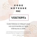 Code hôtesse de mai 