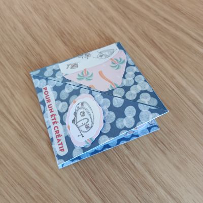Défi  carte 100 % récup