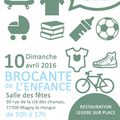 Brocante de l'enfance - Dimanche 10 avril 2016