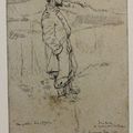 Le peintre valenciennois Arthur Guillez a réalisé un grand nombre de croquis de la Première Guerre mondiale