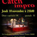 CATCH-IMPRO, jeudi 10 novembre au Bar le Trente-Quatre