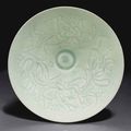 A Qingbai carved conical bowl, Southern Song dynasty (1127-1279)