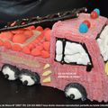 camion de pompier en bonbons 3D
