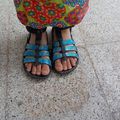 Sandales décopatchées