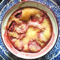 Gratin fraises, bananes, noix de coco