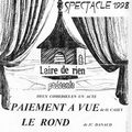 1998 : Paiement à vue / Le Rond ...l'affiche
