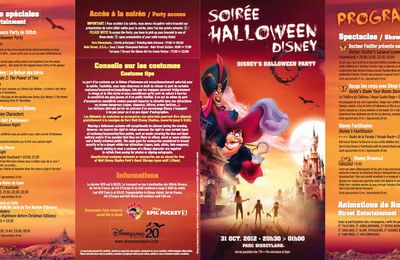 Soirée spéciale Halloween à Disneyland Paris 2012