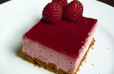 Bavarois aux framboises