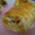 Baklava salé roulé