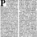 Article de journal du 2 mai 2007