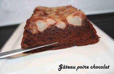 GATEAU CHOCOLAT POIRE