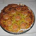 Tarte aux légumes et chèvre