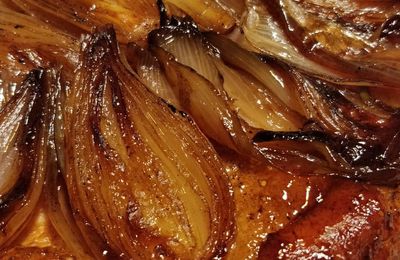 Tarte tatin à l'échalote