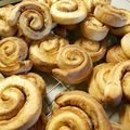 Kanelbullar ou Brioches suédoises à la cannelle