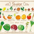 Les fruits et légumes de février