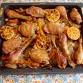 POULET AUX ENDIVES, AU FENOUIL & A L'ORANGE