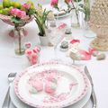 DECO DE TABLE ROMANTIQUE