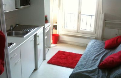 Student furnished studio (17th district) 560€ AVAILABLE from Mars 89€ for charges