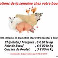 Promotions chez le boucher de Thury