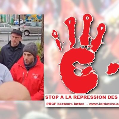 Au secrétaire de l’UD CGT du Nord, Jean-Paul Delescaut, et à tous ses camarades, Stop à la répression fascisante et anti-syndicaliste !