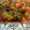 salade aux tomates hachées