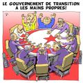 Le gouvernement de transition a les mains propres