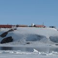 Vue de la base depuis le bateau