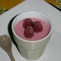 PANNA COTTA FRAMBOISE ROSE POUR REQUIA